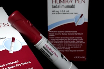 caption: AbbVie's Humira was the world's best-selling drug for many years. Now it faces competition for copycats that cost a fraction of its price.