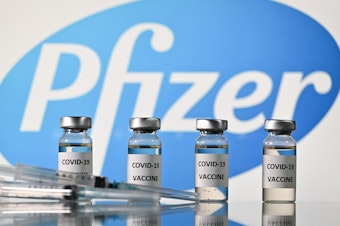 caption: The pharmaceutical giant Pfizer is formally requesting federal approval for emergency use of the company's COVID-19 vaccine