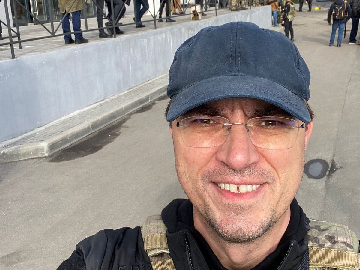 caption: Omelyan says he believes defending the capital, Kyiv, is important; it is a city he feels like he belongs to.