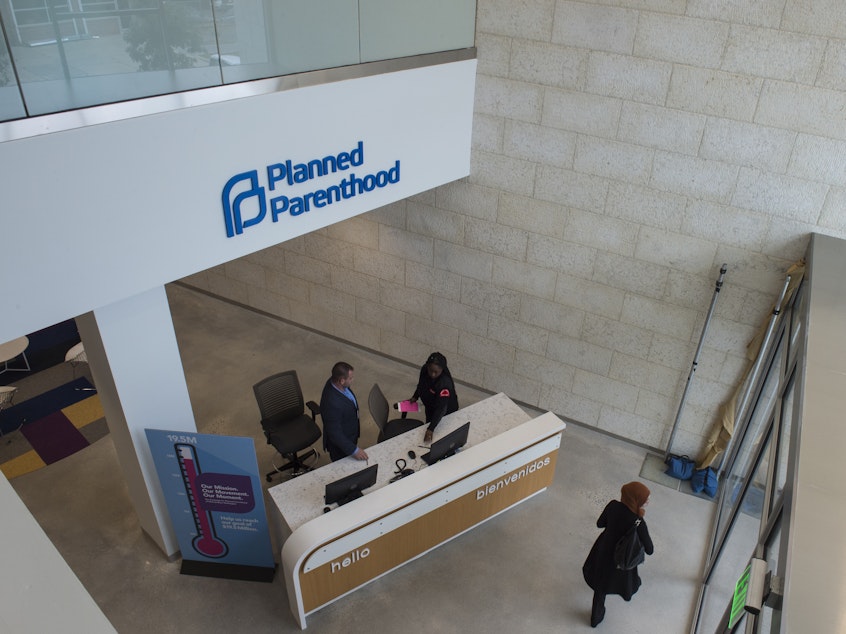 caption: Planned Parenthood opened its new headquarters in Washington, D.C., in September. The Supreme Court declined to take up a key case, a big win for the organization.