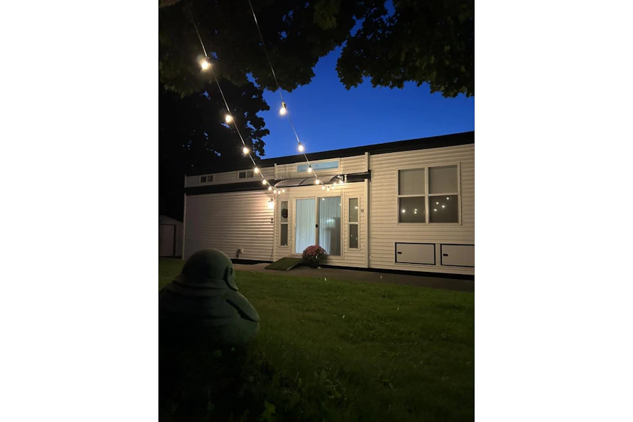 caption: Wendy Rose Williams' "Park Model RV" was featured on "Tiny Home Tours," a Youtube channel.