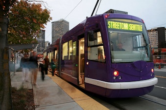 caption: The Seattle streetcar: About 5,000 people a day use the South Lake Union and First Hill lines. That's about the same as two years ago. 