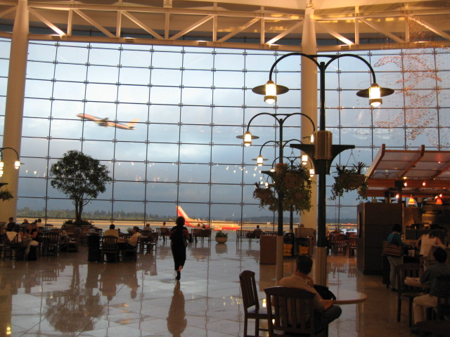 caption: A view from inside Sea-Tac airport.