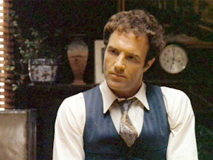 caption: James Caan was so persuasive as "Sonny" Corleone in <em>The Godfather</em>, that he got turned down when he tried to join a country club because its members thought that he, like his character, was a "made man."