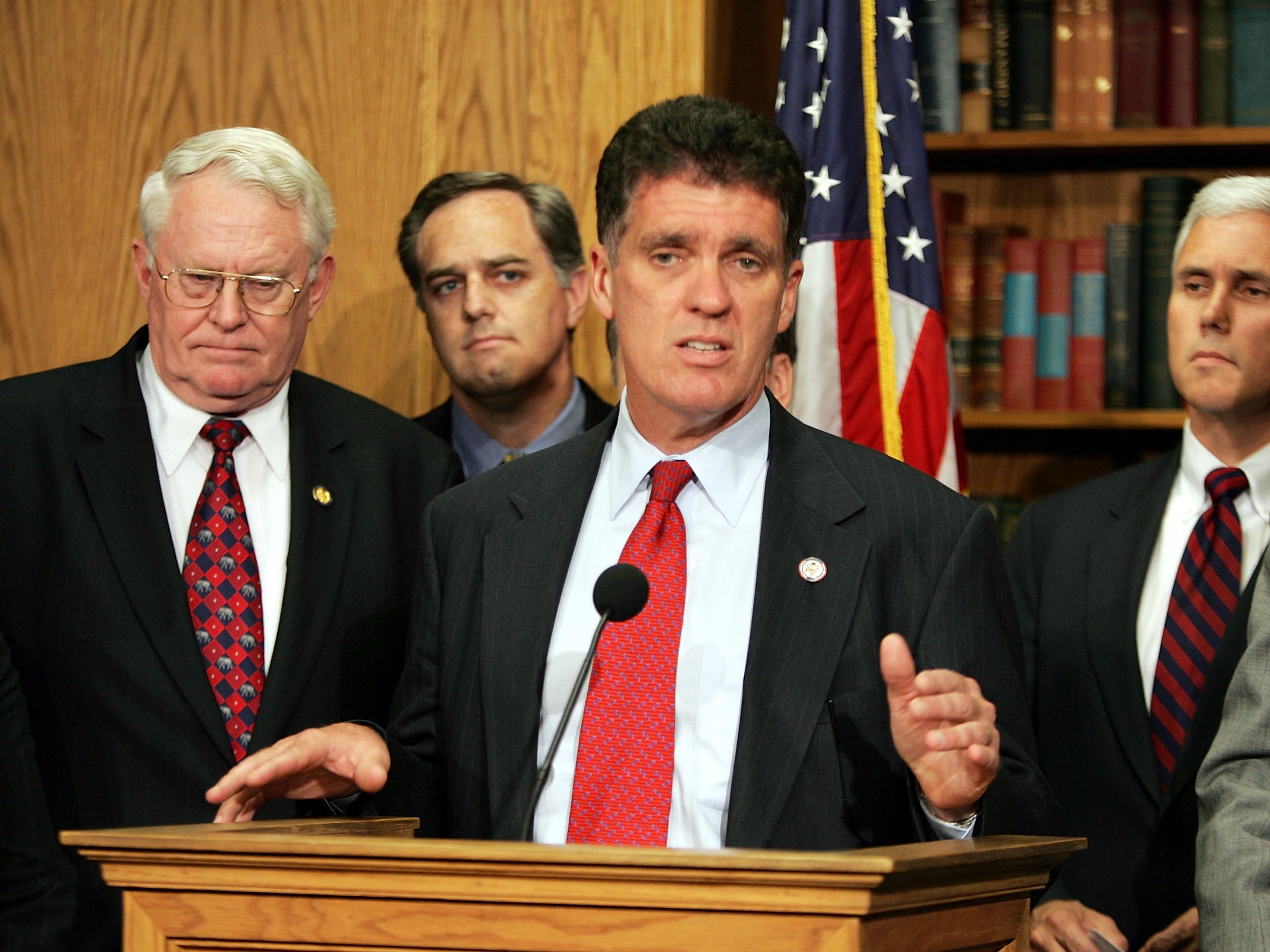 caption: Dr. Dave Weldon, who served in the House of Representatives from 1995 to 2009, is no longer a candidate to run the Centers for Disease Control and Prevention. His nomination was withdrawn shortly before a Senate confirmation hearing Thursday.
