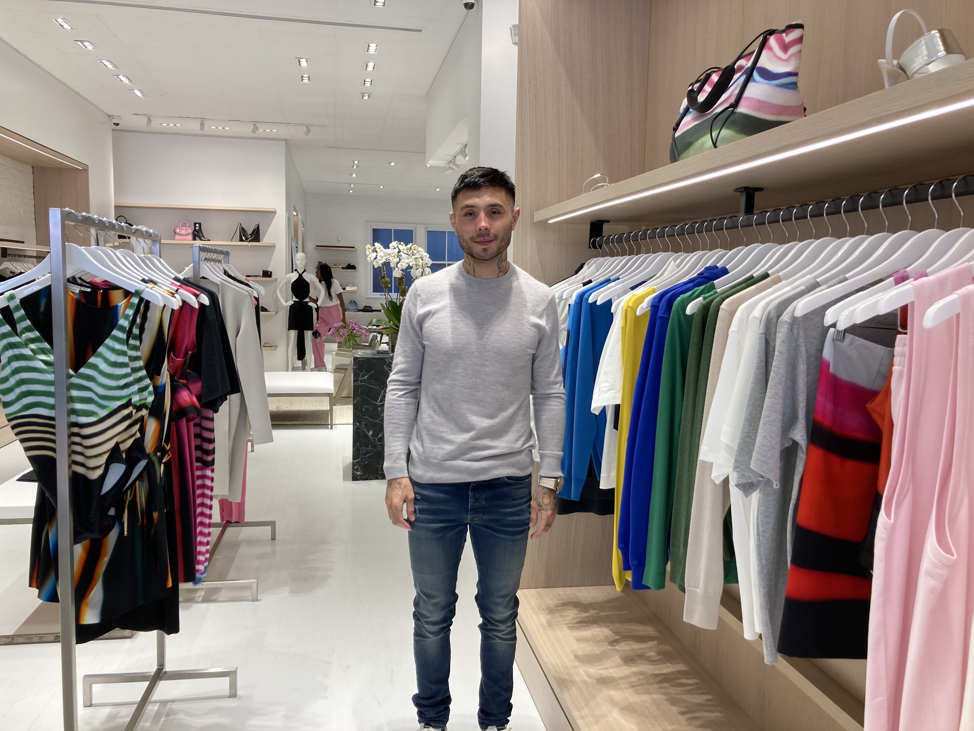 caption: Jesse Dong opened the clothing retailer Two Minds in Manhattan's Meatpacking District a few weeks ago. He considers it his dream space.
