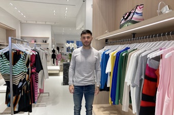caption: Jesse Dong opened the clothing retailer Two Minds in Manhattan's Meatpacking District a few weeks ago. He considers it his dream space.
