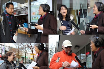 caption: KUOW reporter Deborah Wang asked Washingtonians if they believe they have an accent. They said no. But they also pronounced "caught" and "cot" the same way -- one of the subtle distinctions of this region's accent.