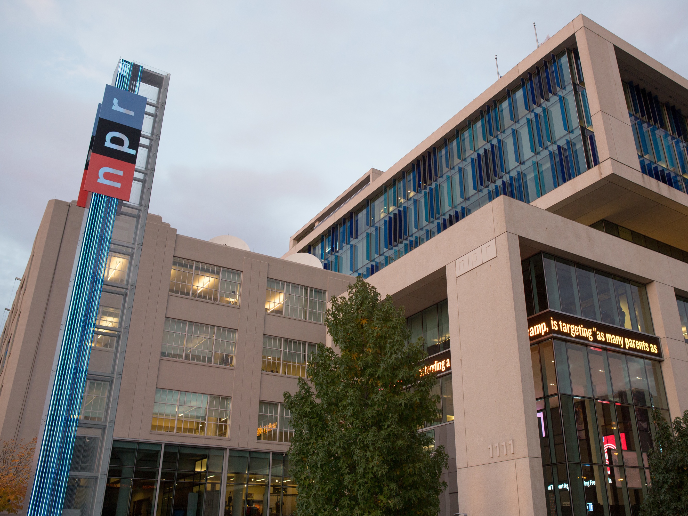 caption: The $5.5 million grant to NPR comes at a time when local newsrooms are struggling to stay afloat.