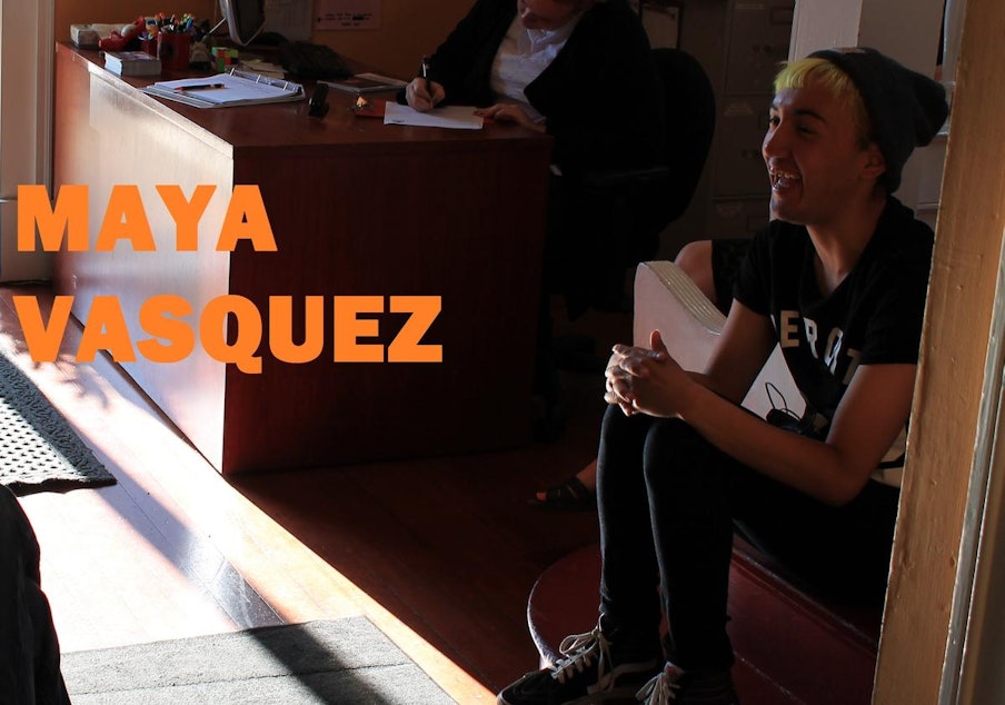 caption: Maya Vasquez: "Lambert House has taught me to become more of a leader."