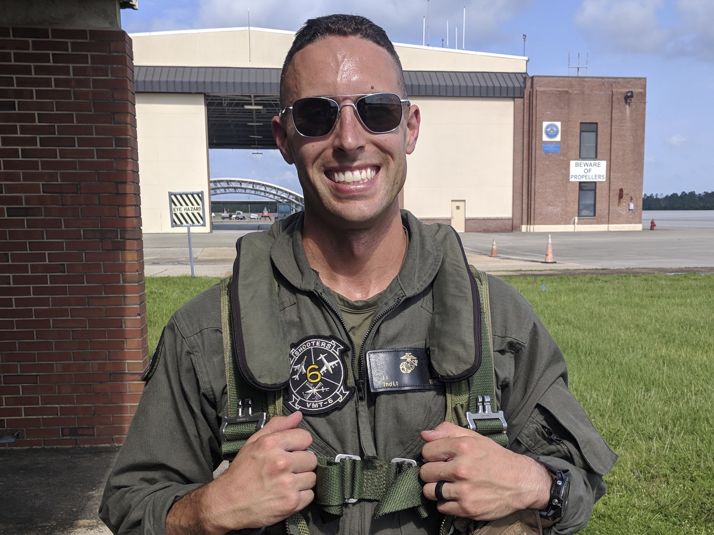 caption: This image shows Capt. John Sax, one of five U.S. Marines killed in 2022 when their MV-22B Osprey crashed in California. Over the last two years, four Osprey crashes have killed a total of 20 service members. On Wednesday, June 12, 2024, the House subcommittee on National Security, the Border and Foreign Affairs will hold a hearing into the Osprey's safety record and Pentagon management of the program.