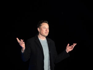 caption: Elon Musk is a vocal Twitter user with more than 80 million followers.