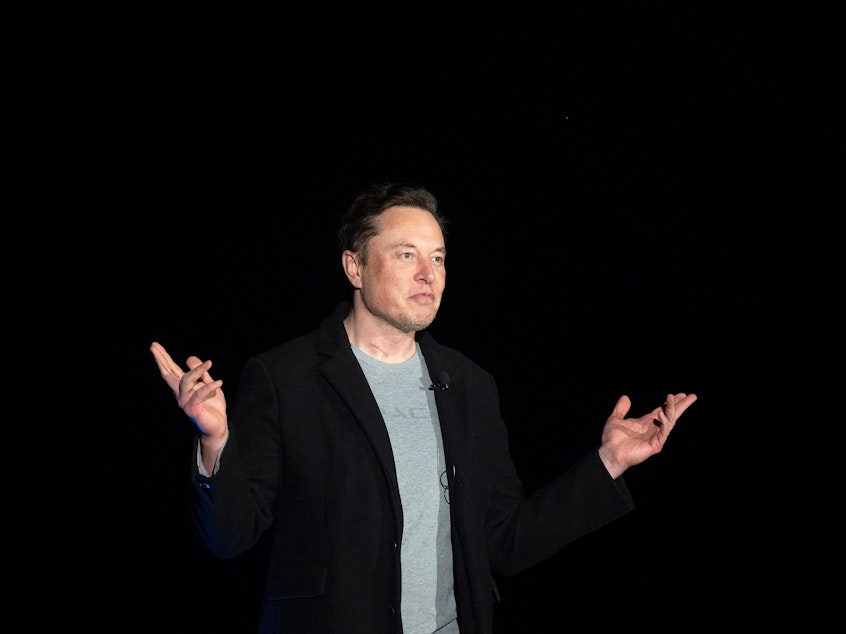 caption: Elon Musk is a vocal Twitter user with more than 80 million followers.