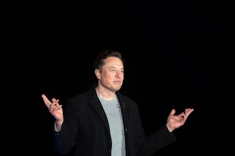 caption: Elon Musk is a vocal Twitter user with more than 80 million followers.