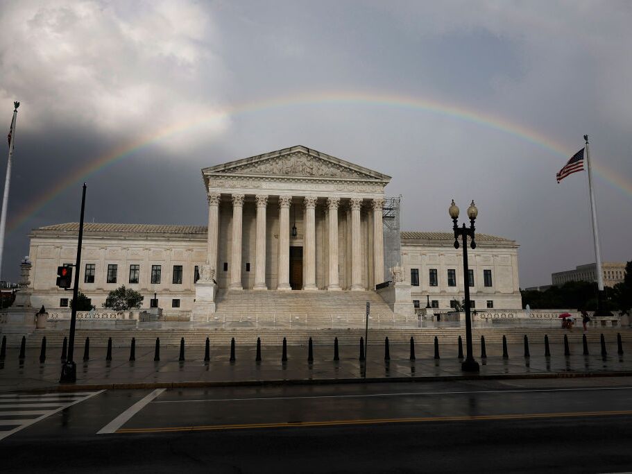 caption: The U.S. Supreme Court begins a new term this week, with public opinion of the court at near record lows.