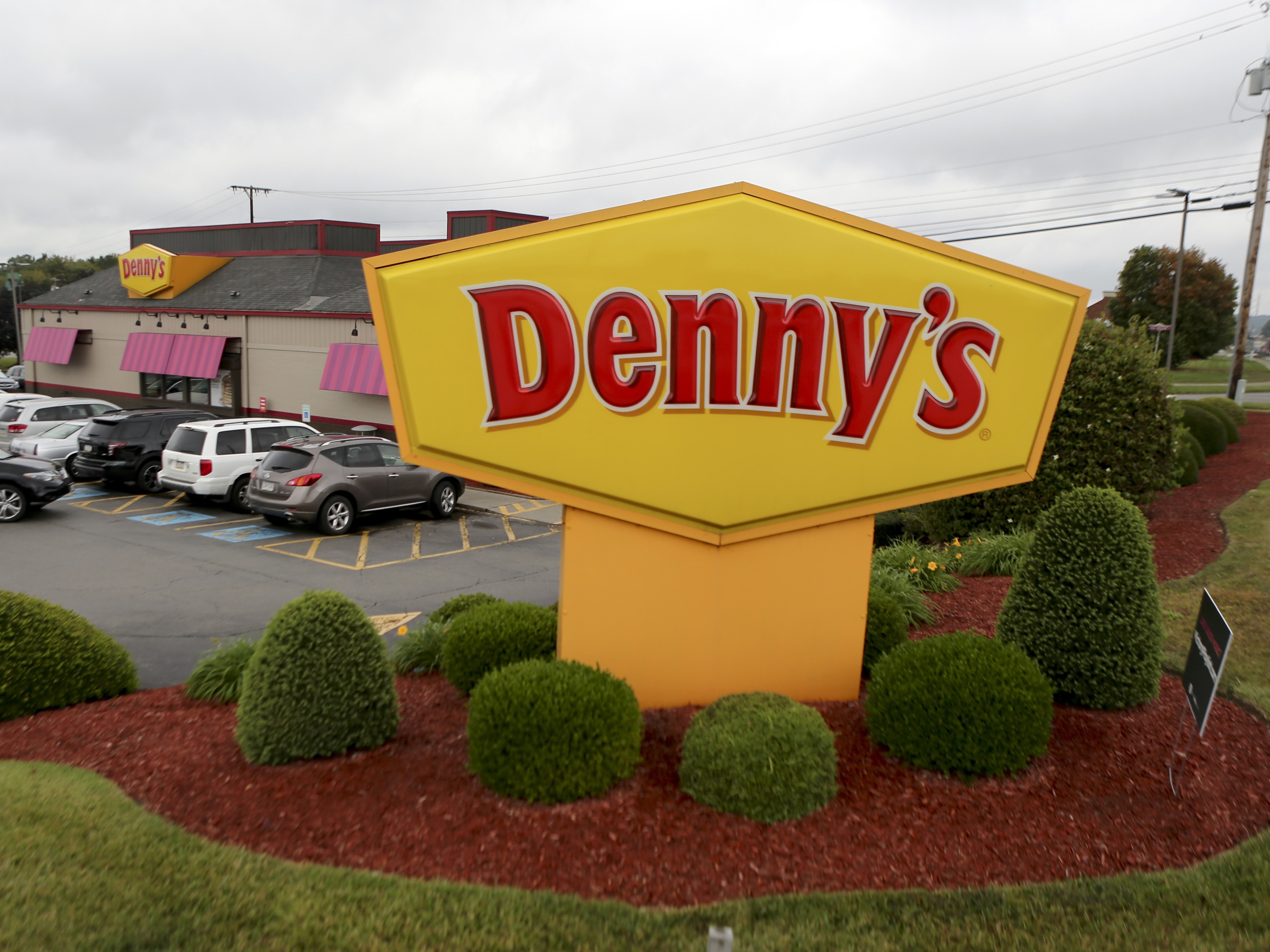 caption: A Denny&#39;s restaurant is shown Sept. 14, 2017, in Cranberry, Pa.