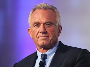 caption: Robert F. Kennedy Jr. , who is running as a third party candidate for president, made news this week for his deposition from 2012 that "a worm ... got into my brain and ate a portion of it and then died."