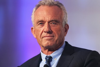 caption: Robert F. Kennedy Jr. , who is running as a third party candidate for president, made news this week for his deposition from 2012 that "a worm ... got into my brain and ate a portion of it and then died."