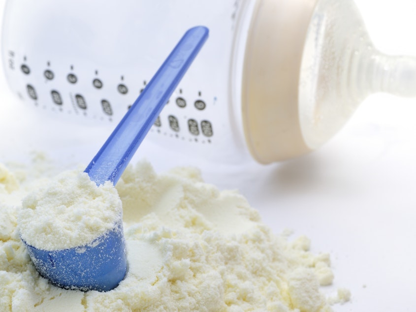 caption: A new report from UNICEF and the World Health Organization documents what it calls "aggressive" and "misleading" marketing of infant formula. There's special concern about efforts in low-resource countries