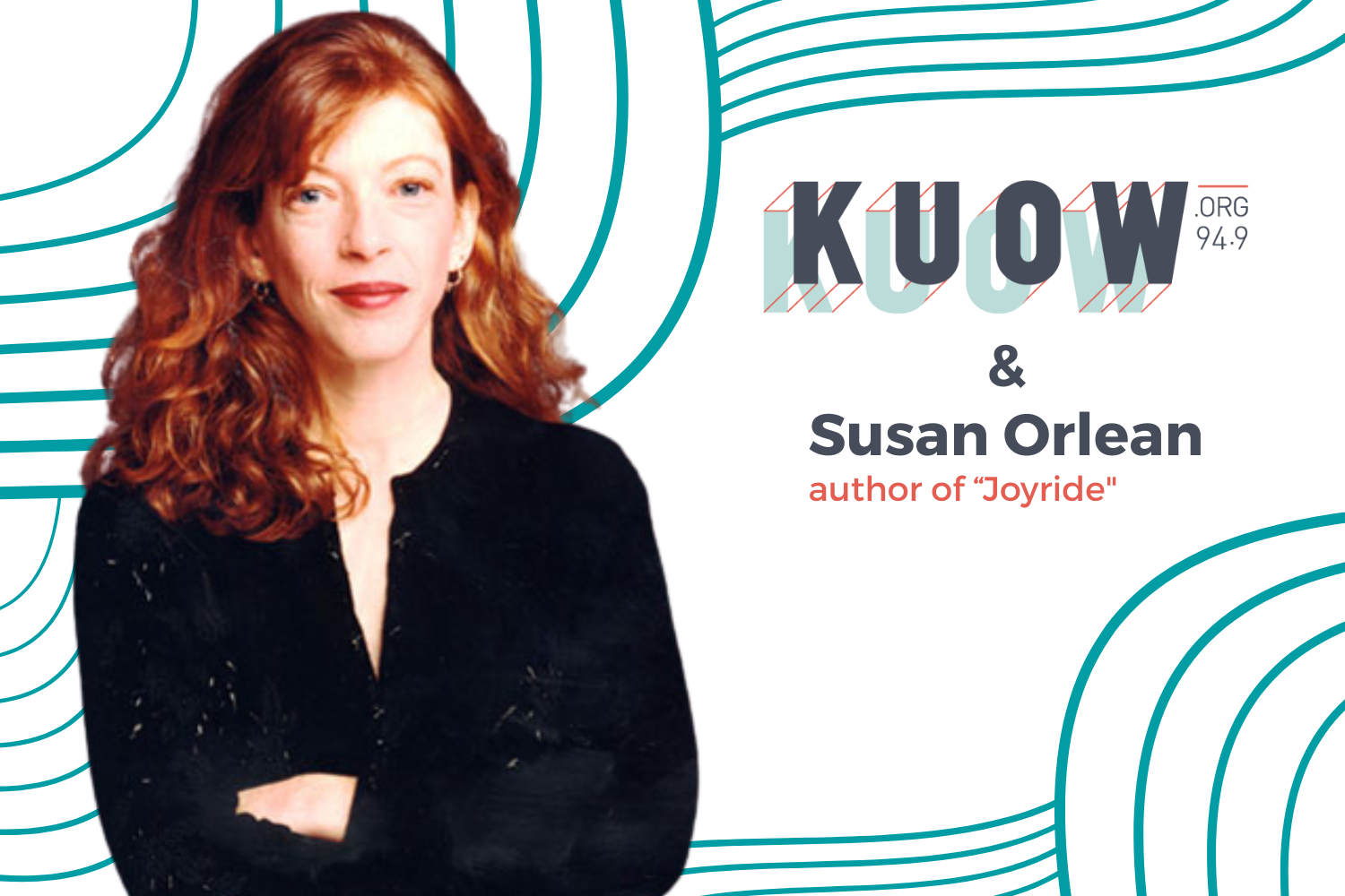 caption: Meet Me Here co-host Katie Campbell recently interviewed journalist and author Susan Orlean, who recently published her memoir, "Joyride."