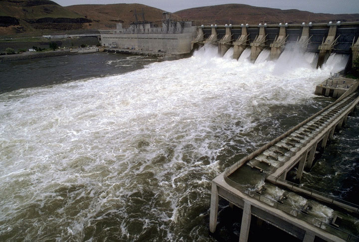 caption: Lower Monumental Dam on the Snake River in Washington is one of four dams considered for removal or breaching in a long-running debate.
