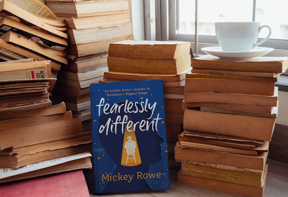 caption: In Mickey Rowe's new book, “Fearlessly Different: An Autistic Actor's Journey to Broadway's Biggest Stage”, Rowe describes what it's like fighting for acceptance and accommodation in a world that often wants to push autistic people aside.
