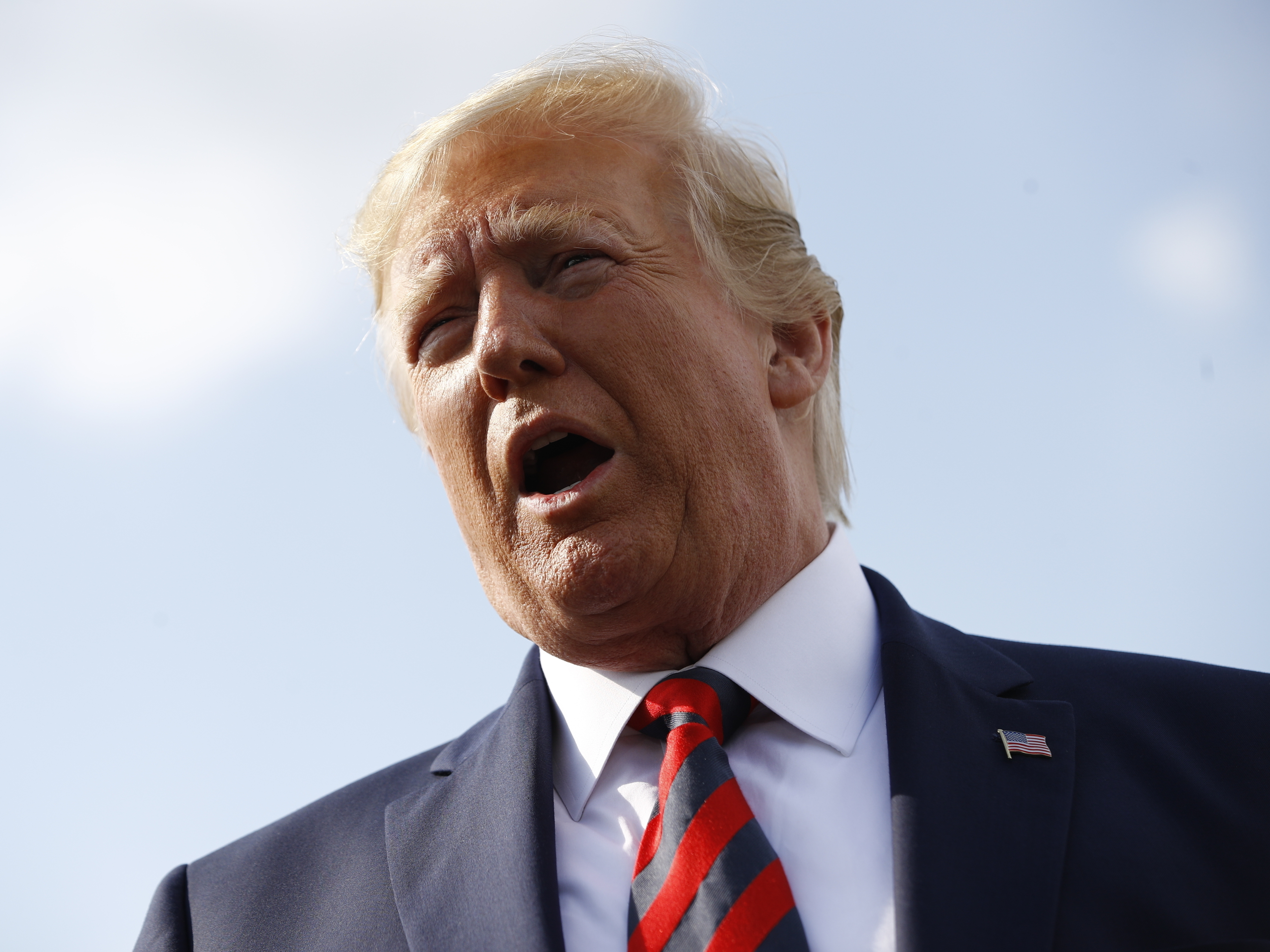 caption: President Trump is downplaying the odds of a recession, but he's also calling on the Federal Reserve to cut interest rates again.