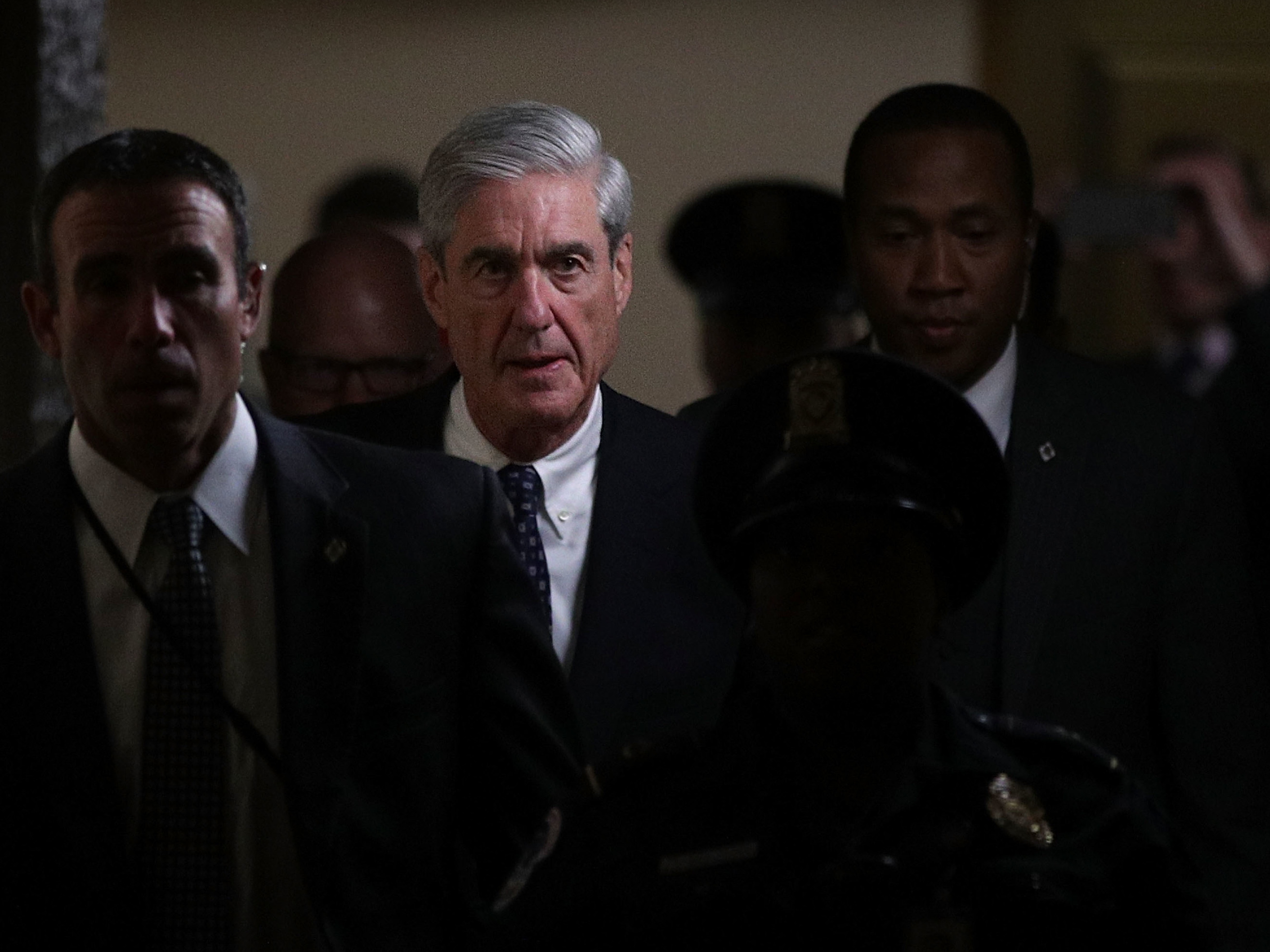 caption: All eyes will be on special counsel Robert Mueller next week, as his self-imposed quiet period is likely to come to an end after Election Day.