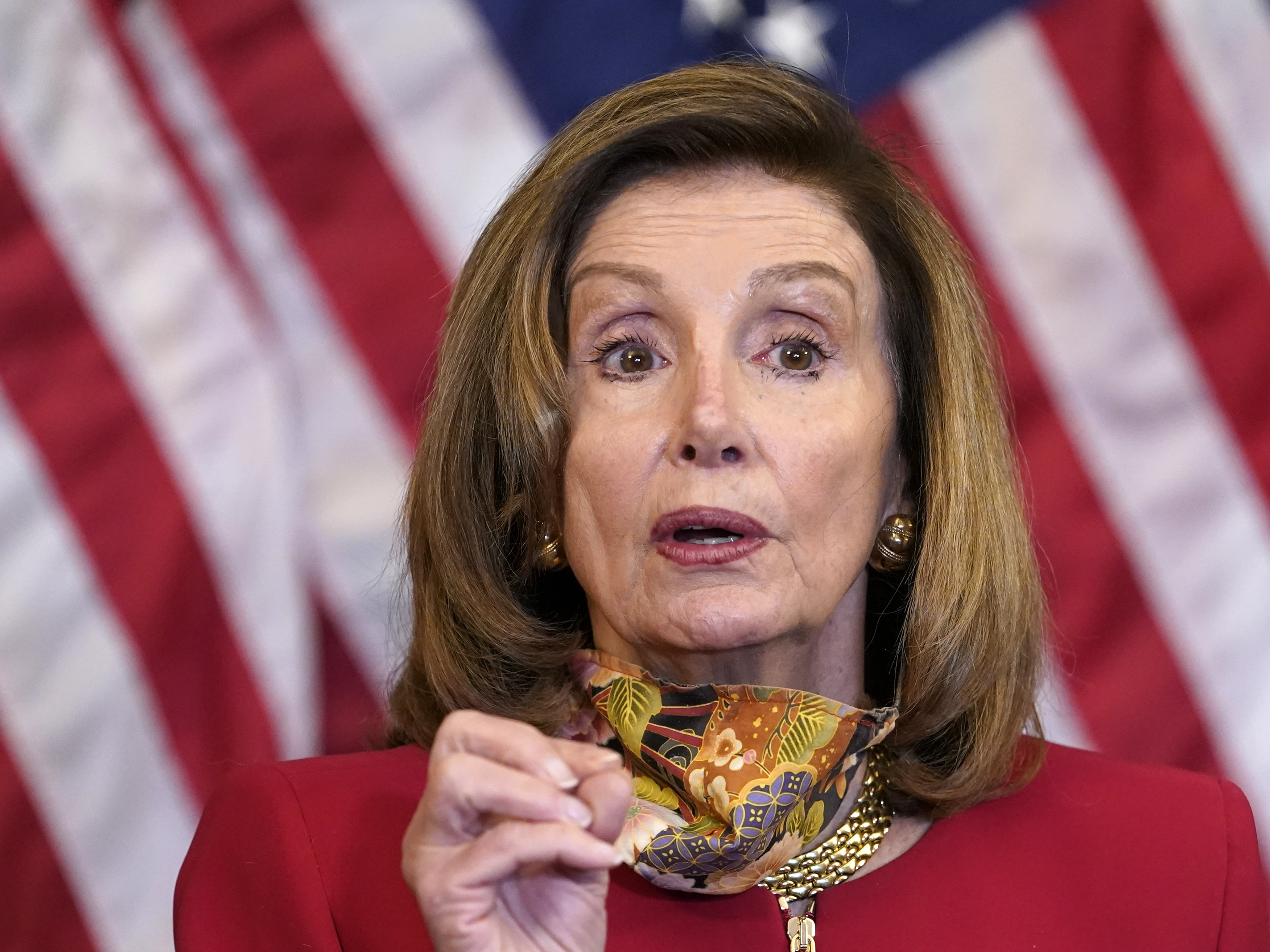 caption: House Speaker Nancy Pelosi, pictured on Sept. 17.