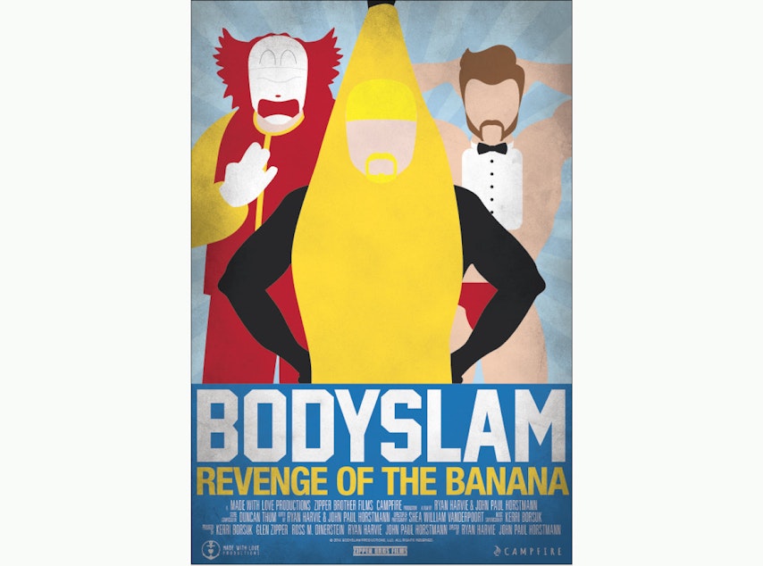 caption: The poster for "Bodyslam"
