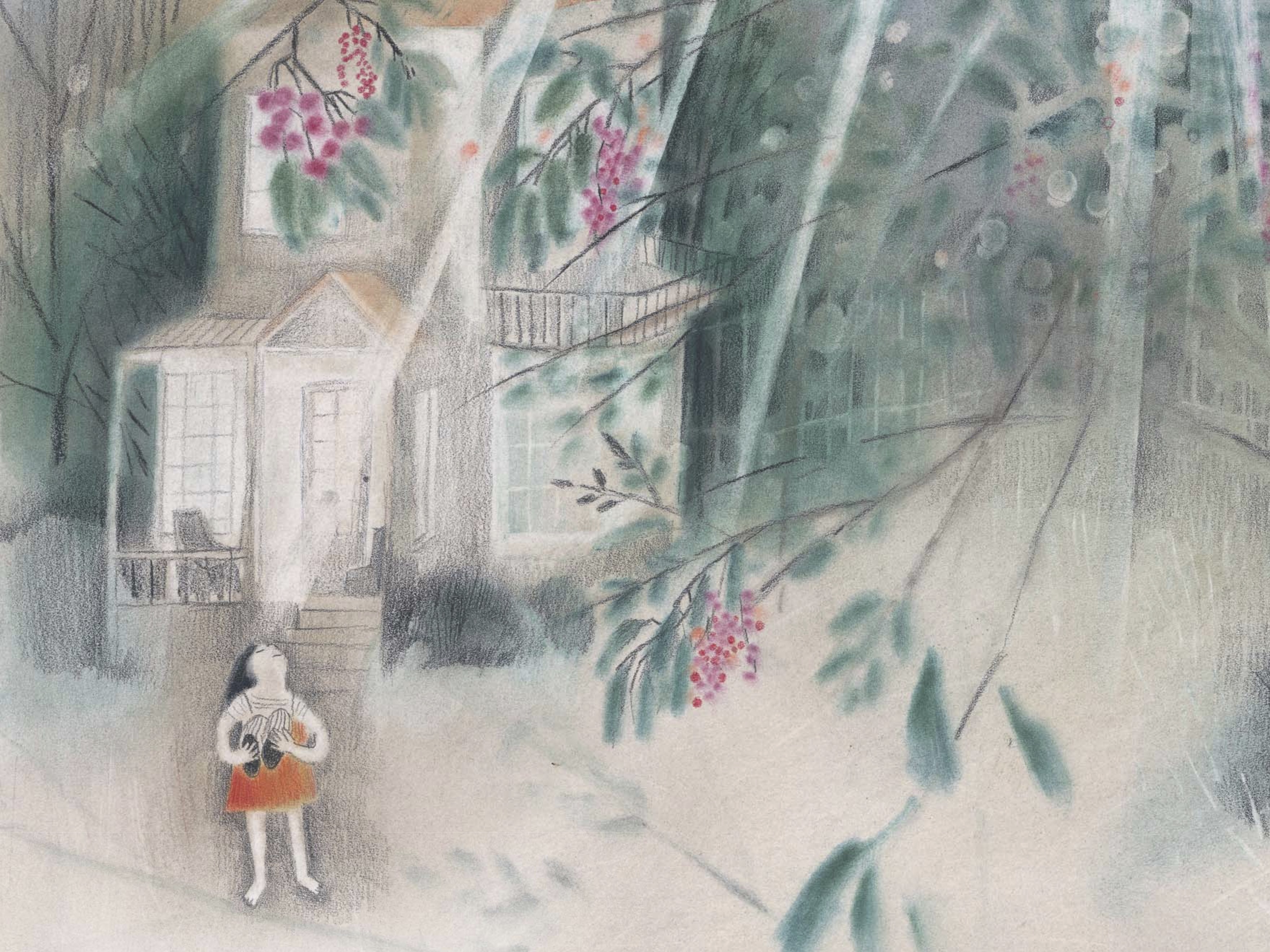 The Sour Cherry Tree, written by Naseem Hrab and illustrated by Nahid Kazemi