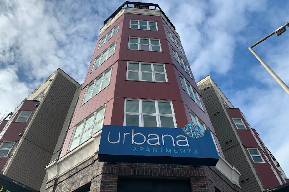 caption: The Urbana apartments in Seattle's Ballard neighborhood. 