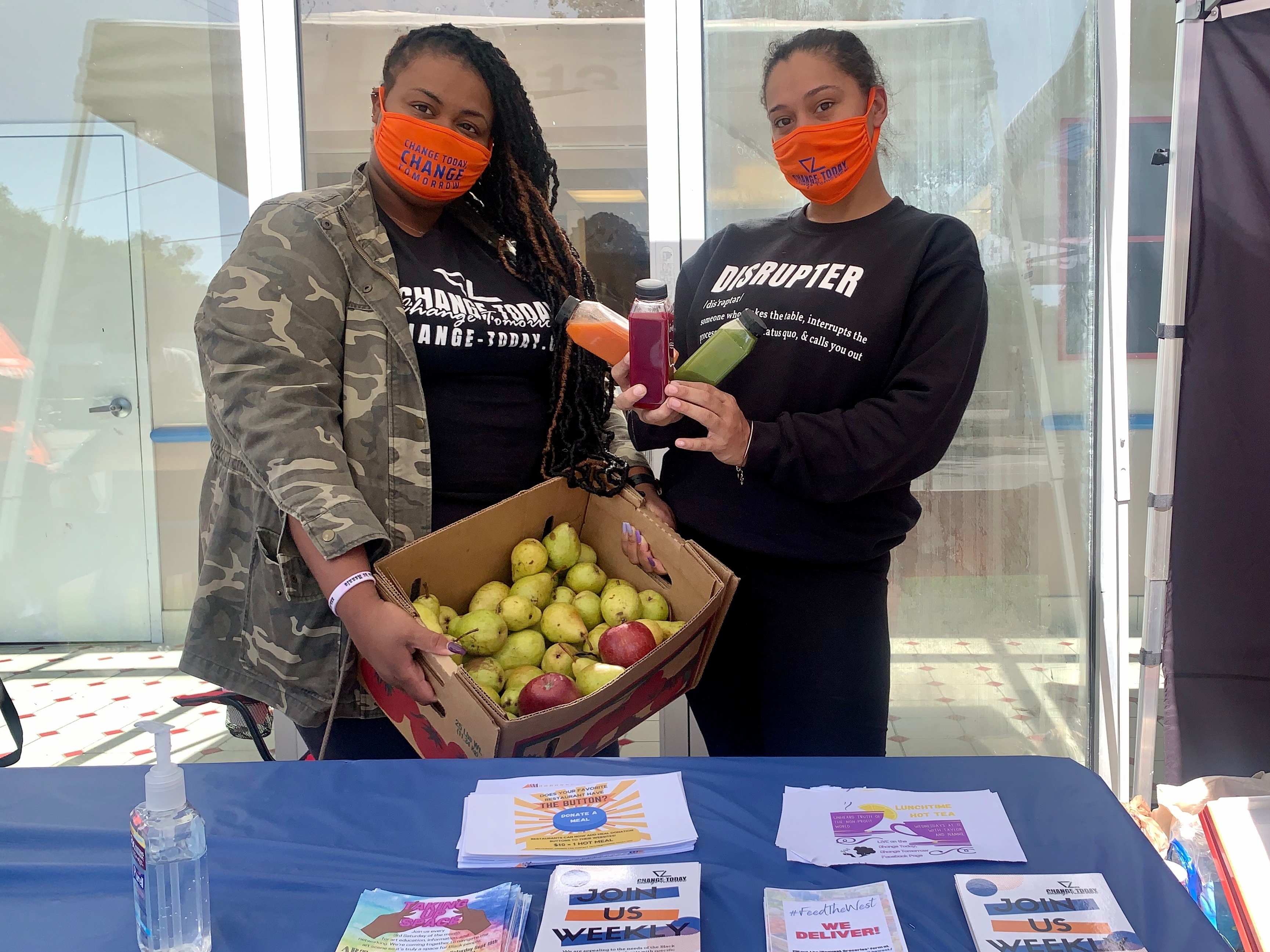 caption: Louisville, Ky., nonprofit Change Today, Change Tomorrow says they received a large reparations payment from a donor. "It is a blessing for us but also definitely owed," said the group's founder Taylor Ryan, seen here at right with deputy director Nannie Grace Croney.
