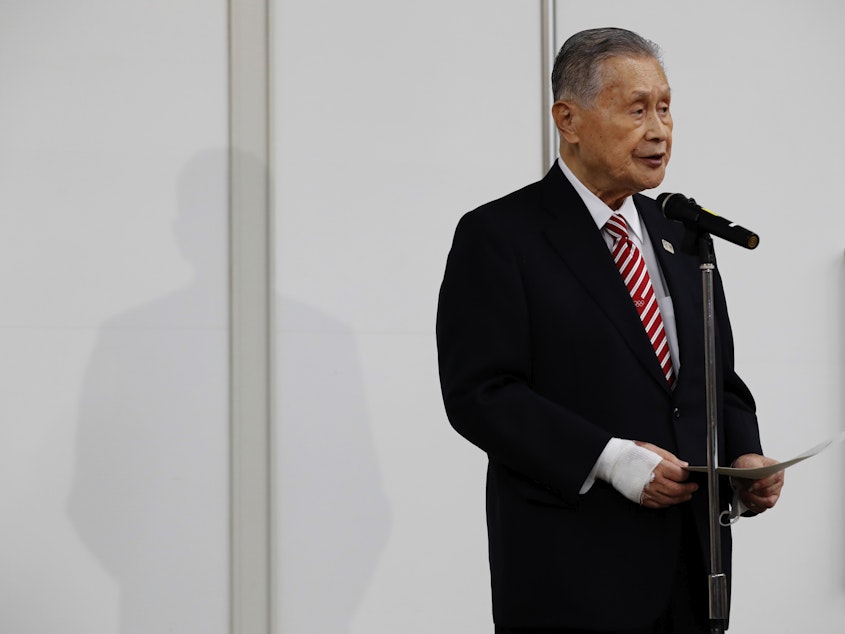 caption: Tokyo Olympics organizing chief Yoshiro Mori apologized at a news conference on Thursday, one day after making sexist comments that prompted a swift backlash in and beyond Japan.