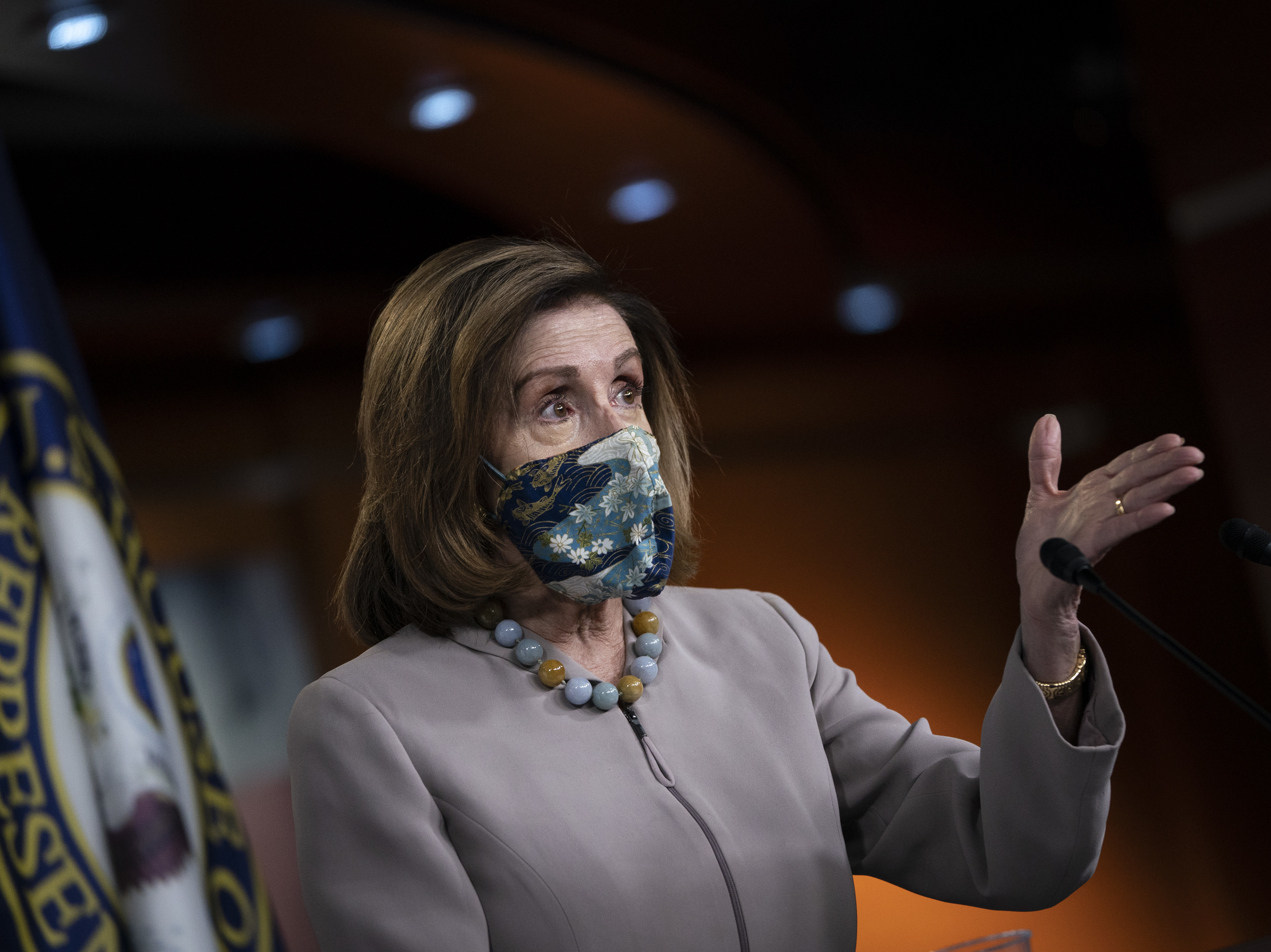 caption: House Speaker Nancy Pelosi and Senate Majority Leader McConnell have traded vastly different proposals over the past several months but had not been directly engaged in talks.