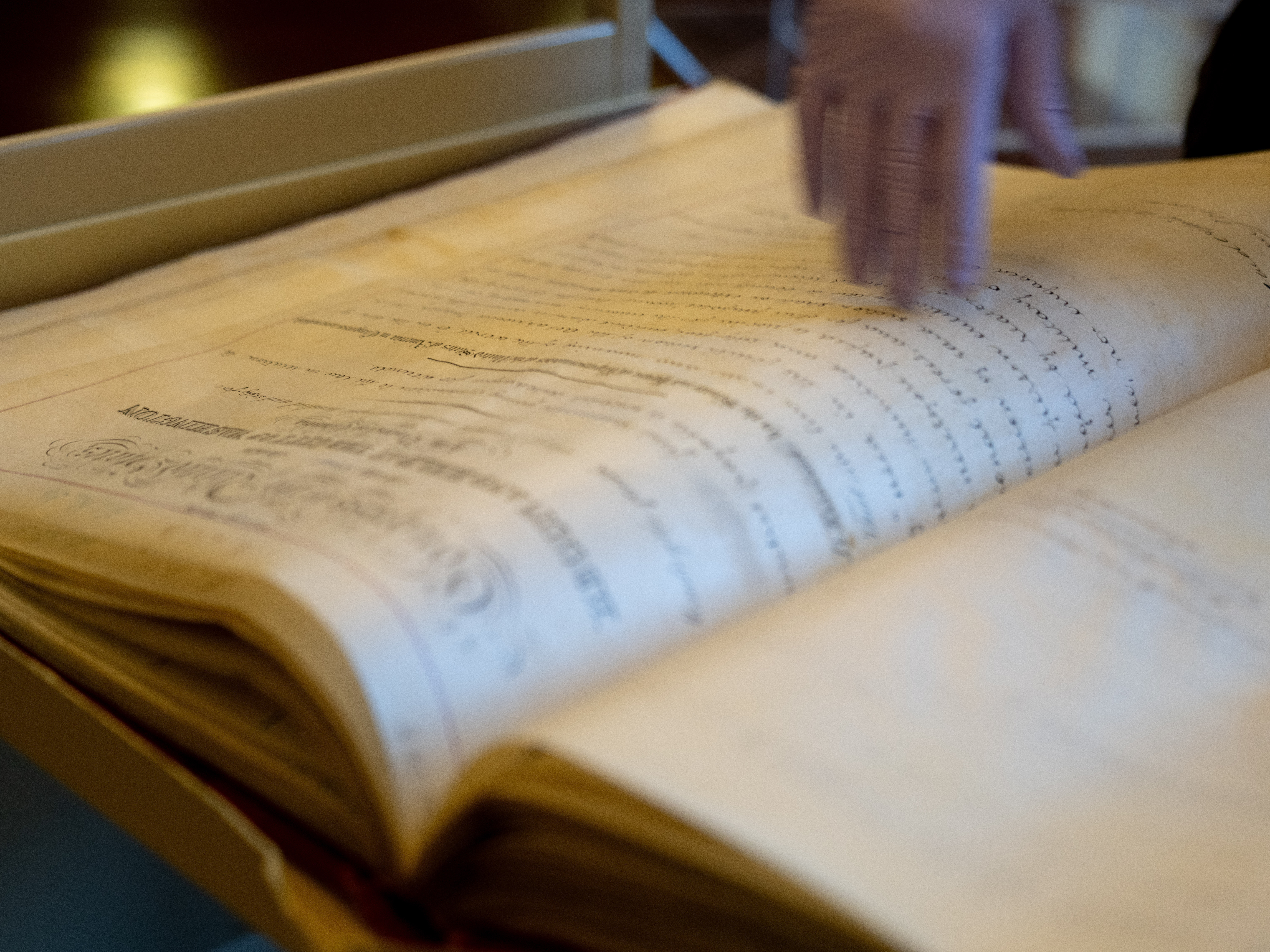 caption: The original documents are sensitive to both light and humidity.