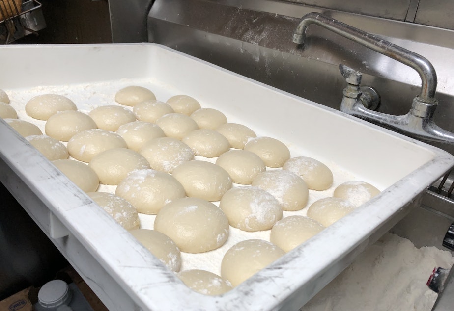 caption: Frybread dough ready for the fryer. 