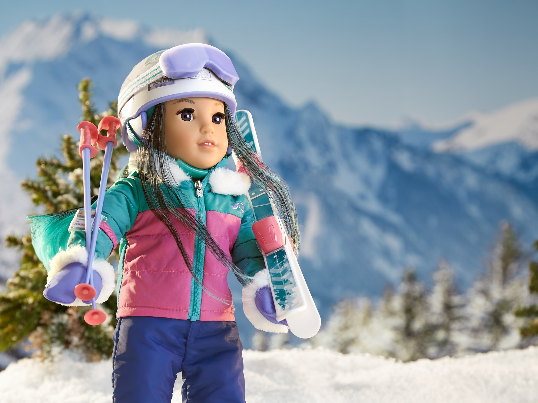 caption: Corinne Tan is American Girl's 2022 Girl of the Year, and the first Chinese American doll to hold that title. The company says her story will teach kids about standing up to racism, among other lessons.