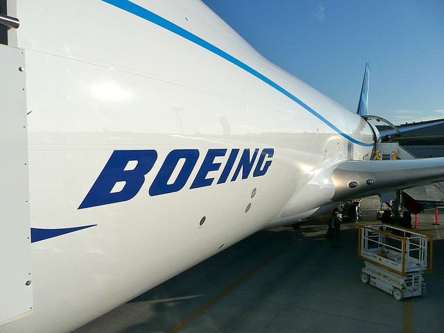 caption: Everett, Moses Lake, Spokane and Frederickson are currently among the four locations vying for Boeing’s wing work.