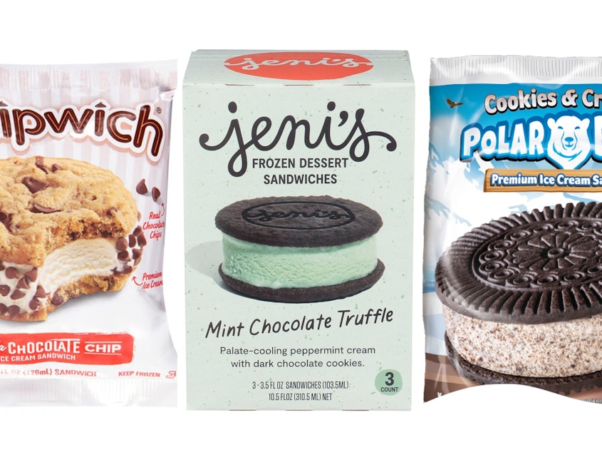 caption: Among the more than 60 products included in the recall are the Chipwich Vanilla Chocolate Chip ice cream sandwiches, Jeni’s Mint Chocolate Truffle pie ice cream sandwiches and Hershey’s Cookies & Cream Polar Bear ice cream sandwiches.