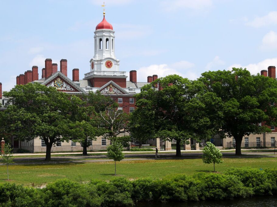 caption: A view of the campus of Harvard University
