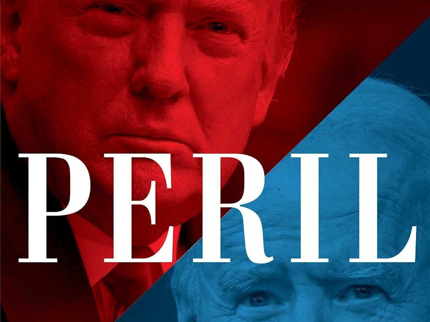 caption: <em>Peril</em> by Bob Woodward and Robert Costa