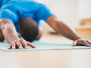 caption: According to the latest NPR-IBM Watson Health Poll exercise, including stretching and yoga, is popular among younger people as a way to relieve pain.