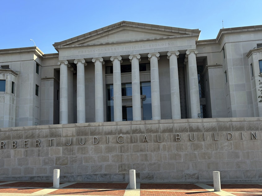 caption: The Alabama Supreme Court ruled, Friday, Feb. 16, 2024, that frozen embryos can be considered children under state law, a ruling critics said could have sweeping implications for fertility treatments. The decision was issued in a pair of wrongful death cases brought by three couples who had frozen embryos destroyed in an accident at a fertility clinic.