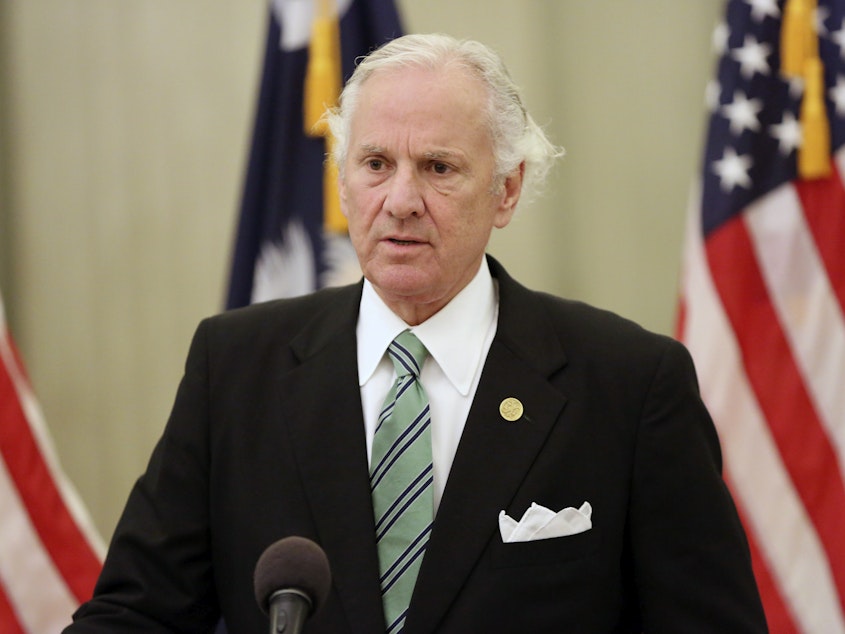 caption: South Carolina Governor Henry McMaster is a defendant in a new lawsuit filed by the ACLU along with a number of disability rights groups and parents of children with disabilities.