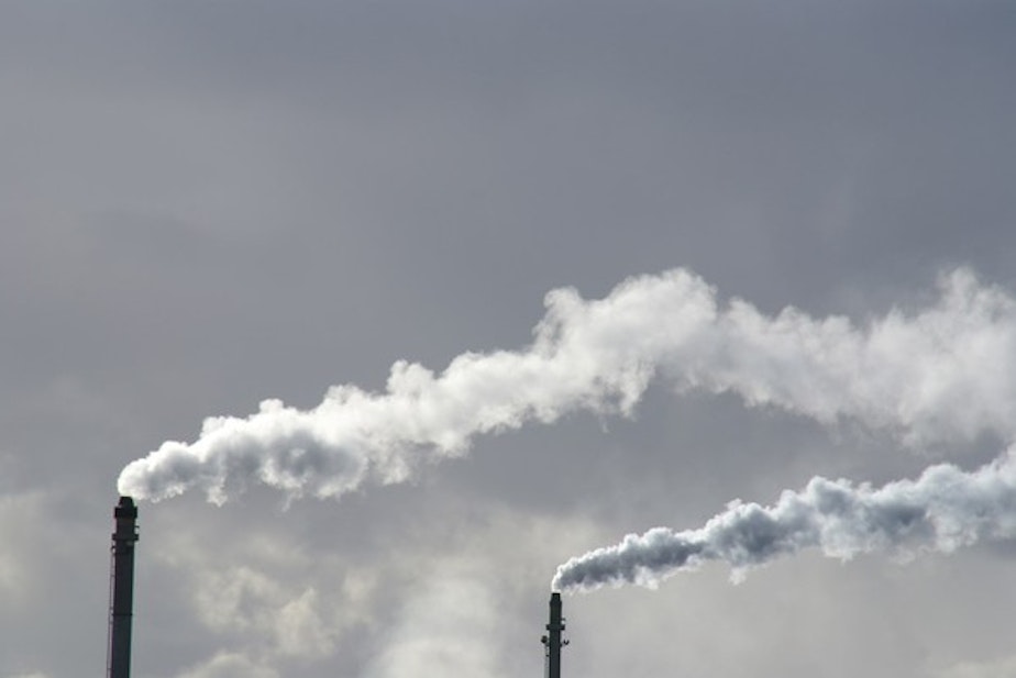 caption: <p>Washington. Gov. Jay Inslee is targeting carbon emissions that contribute to global climate change.</p>