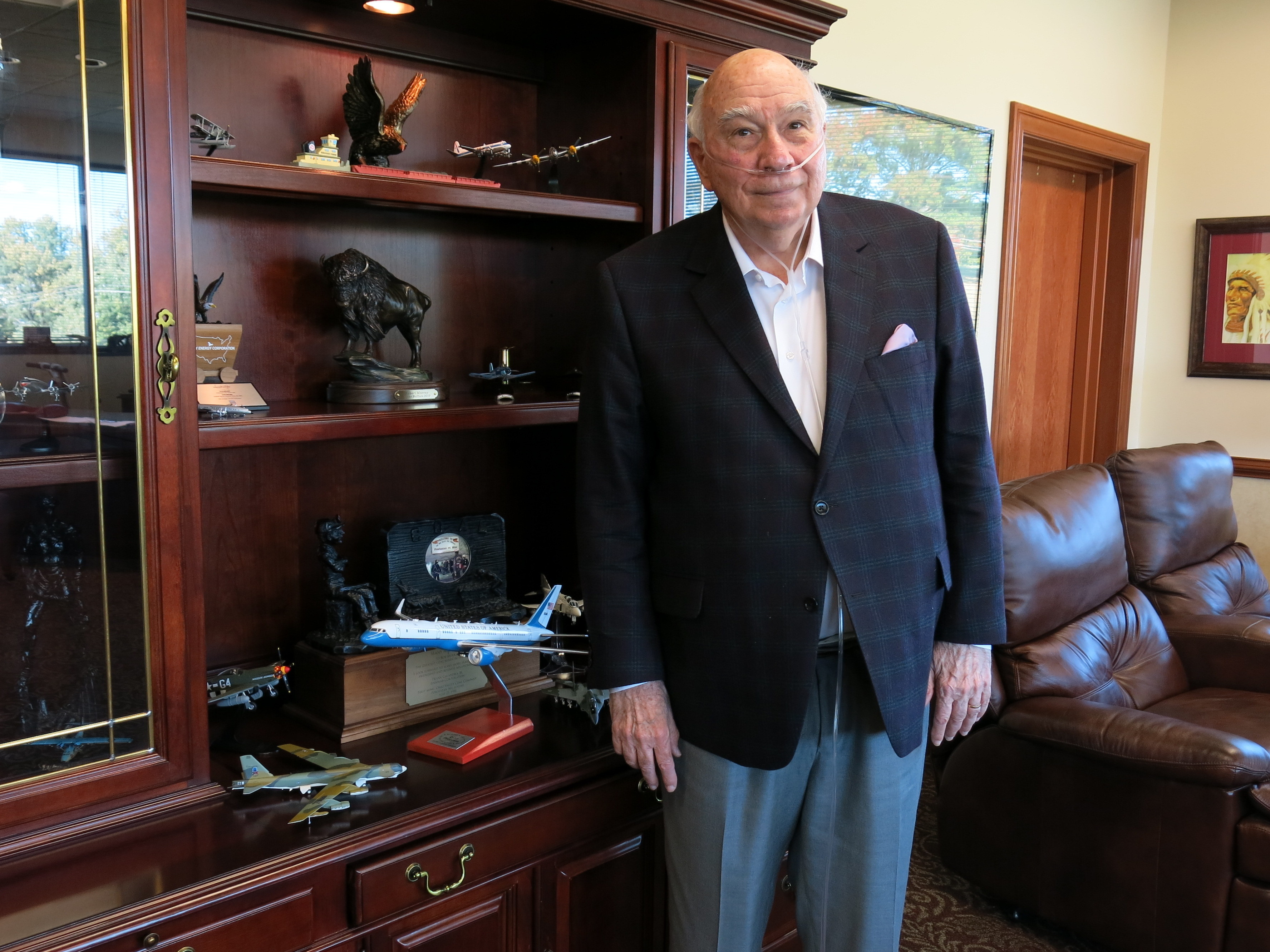 caption: Bob Murray at the St. Clairsville, Ohio, headquarters of Murray Energy, which has declared bankruptcy. The coal executive pushed the Trump administration to roll back environmental regulations.