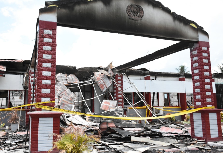 The Donggala District Prison was torched by rioting prisoners one day after the double earthquake and tsunami disasters on Sept. 28. Donggala is close to the epicenter of the earthquake, and rattled prisoners wanted a way out.