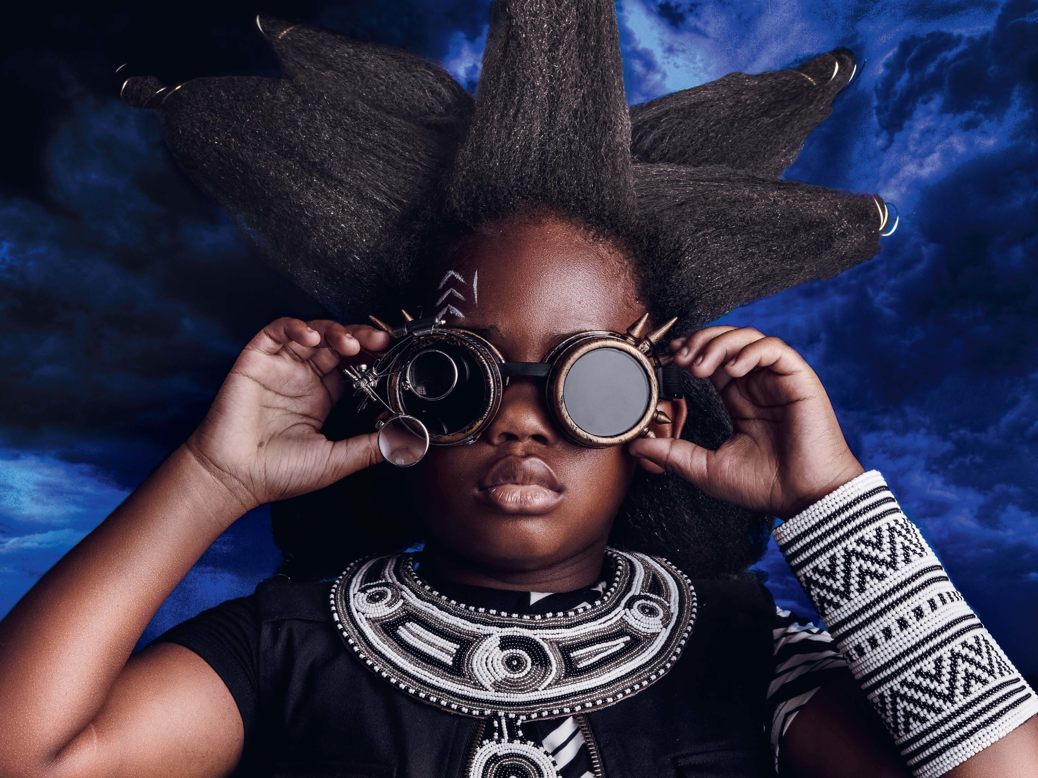 caption: A page from the book<em> The Me I Choose to Be </em>by Natasha Anastasia Tarpley with photography by Regis and Kahran Bethencourt