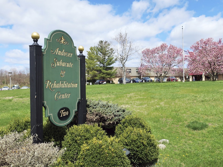 caption: Seventeen bodies were found at the Andover Subacute and Rehabilitation Center in Andover, N.J. in April. New Jersey Attorney General Gurbir Grewal is investigating misconduct at nursing homes in the state.